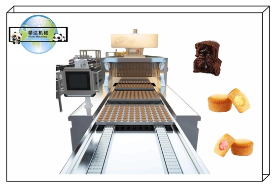 Cupcakes Production Line Fully Automatic A To Z Cake Machine Commercial Muffin Cup Cake Processing Line 400Kg Per Hour
